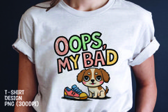 Dog sarcastic t-shirt design sublimation png Product Image 1