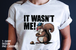 It wasn't me t-shirt design sublimation png Product Image 1
