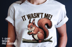It wasn't me t-shirt design sublimation png Product Image 1
