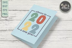 Cheers to New Year 2022 SVG - New Year PNG Product Image 6