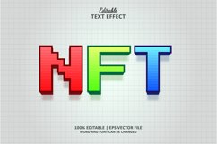 NFT Editable Text Effect 3D Style Product Image 1
