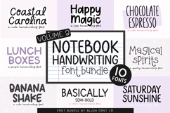 MEGA NOTEBOOK HANDWRITING FONT BUNDLE by Blush Font Co. Product Image 5