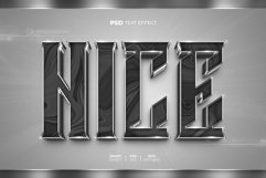 Nice 3D editable text effect Product Image 1