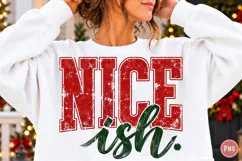 Nice Ish Retro Christmas PNG Design Product Image 1