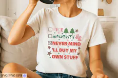 Funny Sarcastic Christmas PNG SVG T-shirt Design Product Image 2