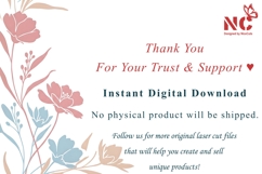 Romantic Couple Swing SVG - Laser Cut Files, Wedding Gift Product Image 5