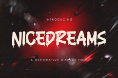Nicedreams - Drip Decorative Font Product Image 1