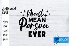 Antisocial Quotes SVG | Sarcastic Quotes|Funny Quotes Design Product Image 1