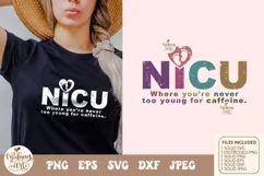 NICU Nurse PNG SVG, Retro Sublimation, retro Nurse Shirt Product Image 3