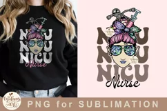 Nicu Nurse PNG, Nicu nurse Design Sublimation Product Image 2