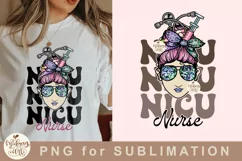 Nicu Nurse PNG, Nicu nurse Design Sublimation Product Image 1
