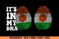 It's in my DNA Niger Flag Fingerprint Sublimation PNG, SVG Product Image 1