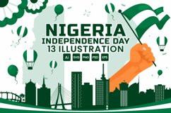 13 Nigeria Independence Day Illustration Product Image 1