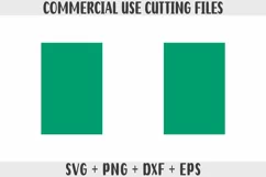 Nigeria Flag SVG Original Colors - Cut files for Cricut Product Image 1