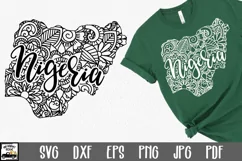Nigeria SVG File - Nigeria Mandala File Product Image 1