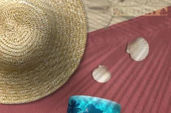Sunset mug Png, tropical beach mug wrap design Product Image 2