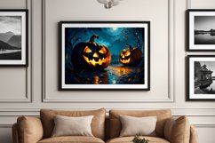 Night Halloween pumpkins posters Product Image 2