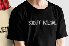 Night Metal Font Product Image 8