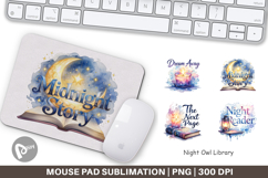 Night Owl Library Mouse Pad Product Image 1