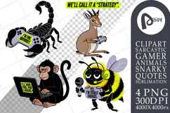 Night-Shift Snark Mode Animals Sublimation Product Image 1