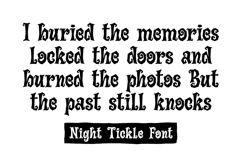 Night Tickle a Horror Playful Font Product Image 6