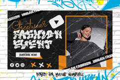 Nightclaw Vandal | Wild 3D Layered Graffiti Font with Sign Product Image 3