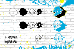 Nightclaw Vandal | Wild 3D Layered Graffiti Font with Sign Product Image 8