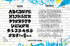 Nightclaw Vandal | Wild 3D Layered Graffiti Font with Sign Product Image 9