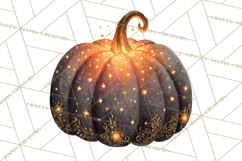 Halloween Scene Pumpkins Clipart PNG Product Image 4