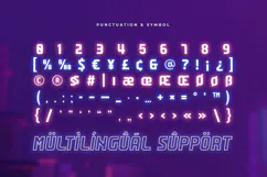 NIGHTIES - Neon Light Party Font Product Image 10