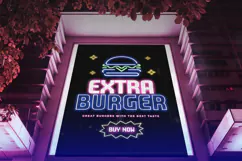 NIGHTIES - Neon Light Party Font Product Image 3