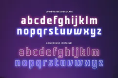 NIGHTIES - Neon Light Party Font Product Image 6