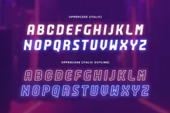 NIGHTIES - Neon Light Party Font Product Image 9