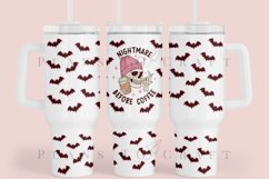 Bundle 6 Halloween 40oz Tumbler Sublimation Wrap SVG Product Image 4