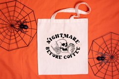 Nightmare Before Coffee halloween png svg vectors with transparent background high resolution for cricut silhouette and sublimation machine