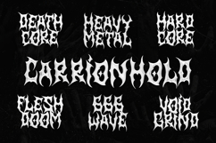 Nightmaw | Black Metal Font Product Image 5