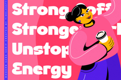 Nights Funky Emerald - New Modern Sans Serif Product Image 11