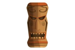 Pacific idol icon, cartoon style Product Image 1