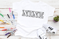 9th Birthday Baseball Nine Boy SVG Baseball Theme Shirt PNG Product Image 2
