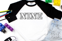 9th Birthday Baseball Nine Boy SVG Baseball Theme Shirt PNG Product Image 5