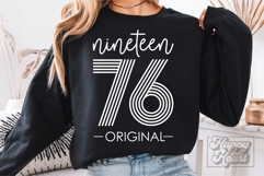 Vintage 1976 Retro SVG - Hello Fifty SVG - 50th Birthday Product Image 2