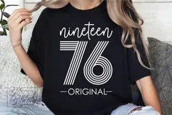 Vintage 1976 Retro SVG - Hello Fifty SVG - 50th Birthday Product Image 5