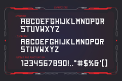 Nitro Eagle | Minimalist Futuristic Font Product Image 7