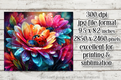 Ladybug Mousepad, Sublimation Mousepad, Floral Mousepad, d21 Product Image 2