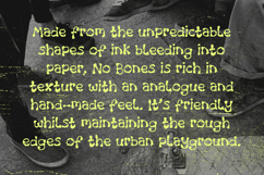 No Bones - A Textured Grunge Font Product Image 2
