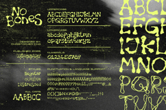 No Bones - A Textured Grunge Font Product Image 3