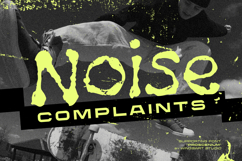 No Bones - A Textured Grunge Font Product Image 5