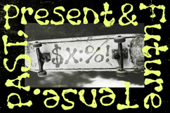 No Bones - A Textured Grunge Font Product Image 11
