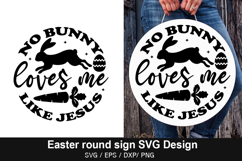 Easter Round Sign SVG Bundle - Easter Round Sign Design ,Eas Product Image 12