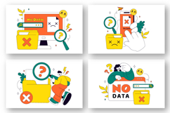 10 No Data Vector Illustration Product Image 3